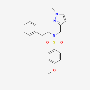 4-ETHOXY-N~1~-[(1-METHYL-1H-PYRAZOL-3-YL)METHYL]-N~1~-PHENETHYL-1-BENZENESULFONAMIDE