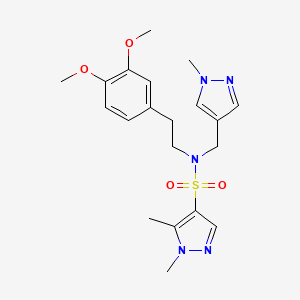 N~4~-(3,4-DIMETHOXYPHENETHYL)-1,5-DIMETHYL-N~4~-[(1-METHYL-1H-PYRAZOL-4-YL)METHYL]-1H-PYRAZOLE-4-SULFONAMIDE