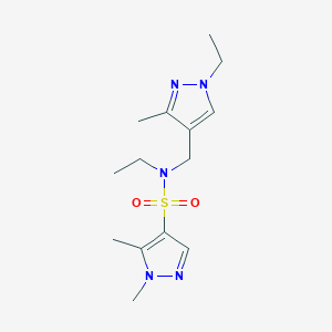 N~4~-ETHYL-N~4~-[(1-ETHYL-3-METHYL-1H-PYRAZOL-4-YL)METHYL]-1,5-DIMETHYL-1H-PYRAZOLE-4-SULFONAMIDE