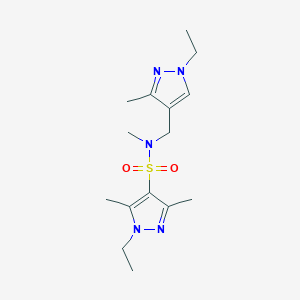 1-ETHYL-N~4~-[(1-ETHYL-3-METHYL-1H-PYRAZOL-4-YL)METHYL]-N~4~,3,5-TRIMETHYL-1H-PYRAZOLE-4-SULFONAMIDE