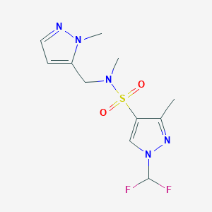 1-(DIFLUOROMETHYL)-N~4~,3-DIMETHYL-N~4~-[(1-METHYL-1H-PYRAZOL-5-YL)METHYL]-1H-PYRAZOLE-4-SULFONAMIDE