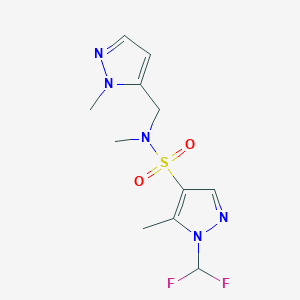 1-(DIFLUOROMETHYL)-N~4~,5-DIMETHYL-N~4~-[(1-METHYL-1H-PYRAZOL-5-YL)METHYL]-1H-PYRAZOLE-4-SULFONAMIDE