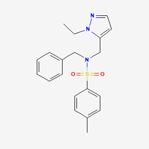 N~1~-BENZYL-N~1~-[(1-ETHYL-1H-PYRAZOL-5-YL)METHYL]-4-METHYL-1-BENZENESULFONAMIDE