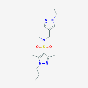 N~4~-[(1-ETHYL-1H-PYRAZOL-4-YL)METHYL]-N~4~,3,5-TRIMETHYL-1-PROPYL-1H-PYRAZOLE-4-SULFONAMIDE