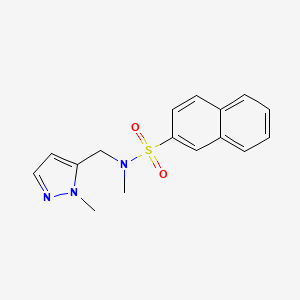 N~2~-METHYL-N~2~-[(1-METHYL-1H-PYRAZOL-5-YL)METHYL]-2-NAPHTHALENESULFONAMIDE