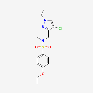 N~1~-[(4-CHLORO-1-ETHYL-1H-PYRAZOL-3-YL)METHYL]-4-ETHOXY-N~1~-METHYL-1-BENZENESULFONAMIDE