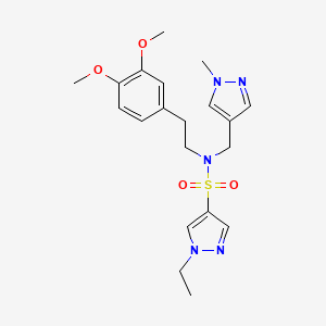 N~4~-(3,4-DIMETHOXYPHENETHYL)-1-ETHYL-N~4~-[(1-METHYL-1H-PYRAZOL-4-YL)METHYL]-1H-PYRAZOLE-4-SULFONAMIDE