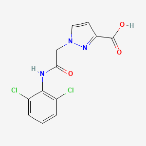 1-[2-(2,6-Dichloroanilino)-2-oxoethyl]pyrazole-3-carboxylic acid