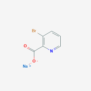 molecular formula C6H3BrNNaO2 B043494 3-溴吡啶-2-羧酸钠 CAS No. 1189933-55-8