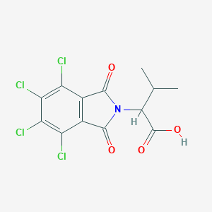 molecular formula C13H9Cl4NO4 B434952 3-methyl-2-(4,5,6,7-tetrachloro-1,3-dioxo-1,3-dihydro-2H-isoindol-2-yl)butanoic acid CAS No. 69926-17-6