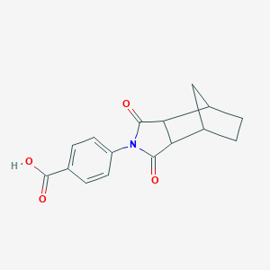 molecular formula C16H15NO4 B434953 4-(1,3-dioxooctahydro-2H-4,7-methanoisoindol-2-yl)benzoic acid CAS No. 354158-53-5