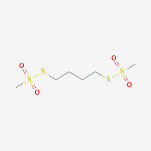 molecular formula C6H14O4S4 B043496 1,4-Bis(methylsulfonylsulfanyl)butane CAS No. 55-99-2