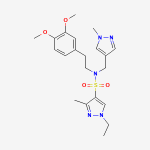 N~4~-(3,4-DIMETHOXYPHENETHYL)-1-ETHYL-3-METHYL-N~4~-[(1-METHYL-1H-PYRAZOL-4-YL)METHYL]-1H-PYRAZOLE-4-SULFONAMIDE