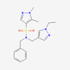 N~4~-BENZYL-N~4~-[(1-ETHYL-1H-PYRAZOL-4-YL)METHYL]-1,5-DIMETHYL-1H-PYRAZOLE-4-SULFONAMIDE