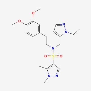 N~4~-(3,4-DIMETHOXYPHENETHYL)-N~4~-[(1-ETHYL-1H-PYRAZOL-5-YL)METHYL]-1,5-DIMETHYL-1H-PYRAZOLE-4-SULFONAMIDE