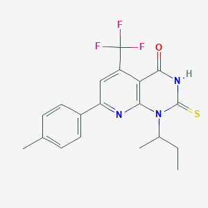 1-(SEC-BUTYL)-7-(4-METHYLPHENYL)-2-SULFANYL-5-(TRIFLUOROMETHYL)PYRIDO[2,3-D]PYRIMIDIN-4(1H)-ONE