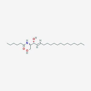 molecular formula C24H47NO3 B043510 N-hexanoylsphingosine CAS No. 124753-97-5