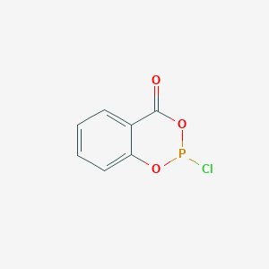 molecular formula C7H4ClO3P B043517 2-氯-4H-1,3,2-苯并二氧杂膦-4-酮 CAS No. 5381-99-7