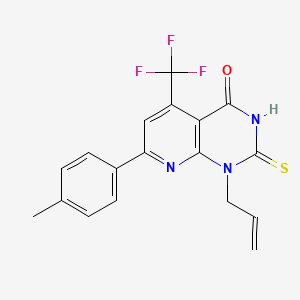 1-ALLYL-7-(4-METHYLPHENYL)-2-SULFANYL-5-(TRIFLUOROMETHYL)PYRIDO[2,3-D]PYRIMIDIN-4(1H)-ONE