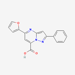 5-(2-furyl)-2-phenylpyrazolo[1,5-a]pyrimidine-7-carboxylic acid