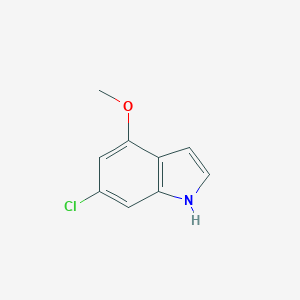 molecular formula C9H8ClNO B043527 6-氯-4-甲氧基-1H-吲哚 CAS No. 117970-23-7