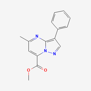 methyl 5-methyl-3-phenylpyrazolo[1,5-a]pyrimidine-7-carboxylate