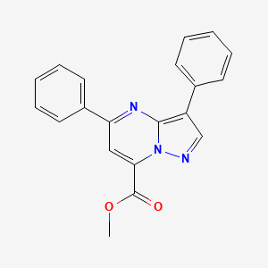 methyl 3,5-diphenylpyrazolo[1,5-a]pyrimidine-7-carboxylate