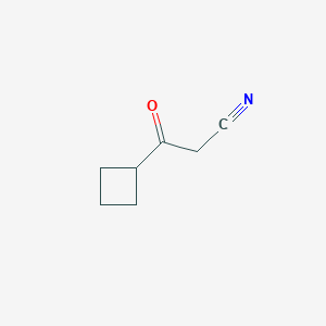 molecular formula C7H9NO B043533 3-Cyclobutyl-3-oxopropanenitrile CAS No. 118431-89-3