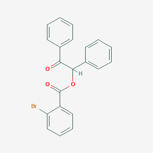 molecular formula C21H15BrO3 B435355 2-Oxo-1,2-diphenylethyl 2-bromobenzoate CAS No. 171046-43-8