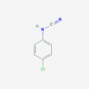 molecular formula C7H5ClN2 B043538 4-氯苯基氰胺 CAS No. 13463-94-0