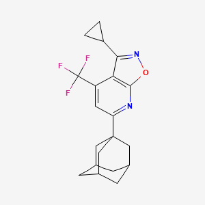 6-(1-adamantyl)-3-cyclopropyl-4-(trifluoromethyl)isoxazolo[5,4-b]pyridine