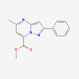 methyl 5-methyl-2-phenylpyrazolo[1,5-a]pyrimidine-7-carboxylate