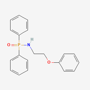 molecular formula C20H20NO2P B4354301 N-(2-phenoxyethyl)-P,P-diphenylphosphinic amide 