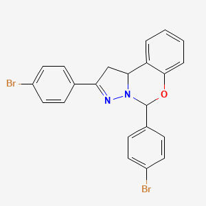 2,5-bis(4-bromophenyl)-1,10b-dihydropyrazolo[1,5-c][1,3]benzoxazine