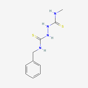 molecular formula C10H14N4S2 B4354388 N-benzyl-N'-methylhydrazine-1,2-dicarbothioamide 