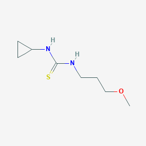 molecular formula C8H16N2OS B4354450 1-Cyclopropyl-3-(3-methoxypropyl)thiourea 