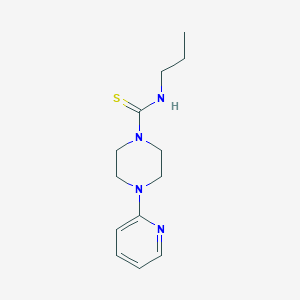 N-propyl-4-(2-pyridinyl)-1-piperazinecarbothioamide