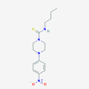 N-butyl-4-(4-nitrophenyl)-1-piperazinecarbothioamide