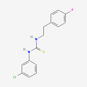 1-(3-Chlorophenyl)-3-[2-(4-fluorophenyl)ethyl]thiourea