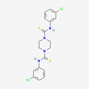 N,N'-bis(3-chlorophenyl)piperazine-1,4-dicarbothioamide