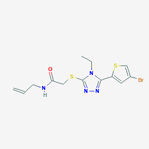 N-ALLYL-2-{[5-(4-BROMO-2-THIENYL)-4-ETHYL-4H-1,2,4-TRIAZOL-3-YL]SULFANYL}ACETAMIDE