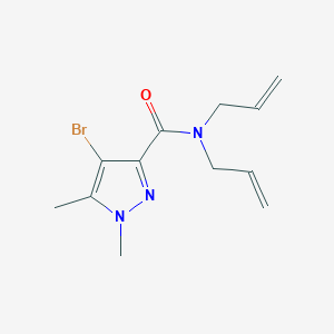 N,N-diallyl-4-bromo-1,5-dimethyl-1H-pyrazole-3-carboxamide