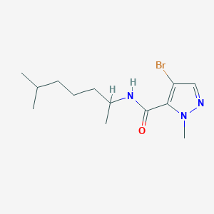 4-bromo-N-(1,5-dimethylhexyl)-1-methyl-1H-pyrazole-5-carboxamide