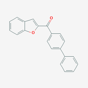 molecular formula C21H14O2 B435487 1-Benzofuran-2-yl-(4-phenylphenyl)methanone CAS No. 82158-42-7