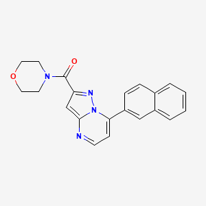 MORPHOLINO[7-(2-NAPHTHYL)PYRAZOLO[1,5-A]PYRIMIDIN-2-YL]METHANONE