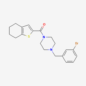 [4-(3-BROMOBENZYL)PIPERAZINO](4,5,6,7-TETRAHYDRO-1-BENZOTHIOPHEN-2-YL)METHANONE