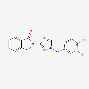 2-[1-(3,4-dichlorobenzyl)-1H-1,2,4-triazol-3-yl]-1-isoindolinone