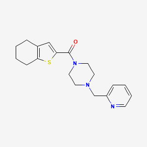 [4-(2-PYRIDYLMETHYL)PIPERAZINO](4,5,6,7-TETRAHYDRO-1-BENZOTHIOPHEN-2-YL)METHANONE