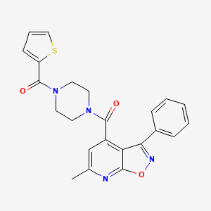 (6-METHYL-3-PHENYLISOXAZOLO[5,4-B]PYRIDIN-4-YL)[4-(2-THIENYLCARBONYL)PIPERAZINO]METHANONE