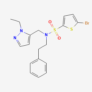 5-BROMO-N-[(1-ETHYL-1H-PYRAZOL-5-YL)METHYL]-N-PHENETHYL-2-THIOPHENESULFONAMIDE